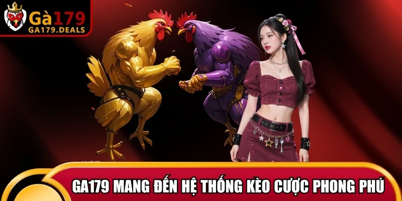 GA179 mang đến hệ thống kèo cược phong phú và thưởng cao